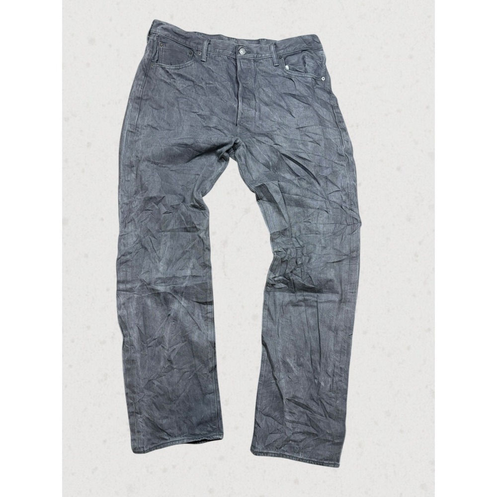 Levis 501 Original Fit Classic Denim Jeans Mens 38x36 Button Fly‎ Straight